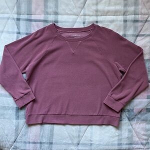 Marc New York Women’s Medium Blush Pink Ribbed Long Sleeve T Shirt